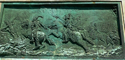 Bronzerelief Schlacht bei Neuwied