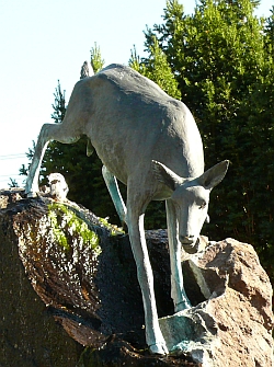 Bell Brunnen Ziege