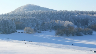 Hohe Acht im Schnee